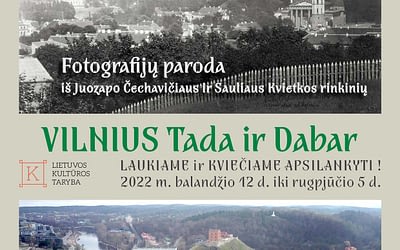Sostinei Vilniui – 700. Pristatome Sauliaus Kvietkos fotografijų parodą „Vilnius tada ir dabar“