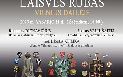 Kviečiame į antrąjį Vilniaus 700 m. jubiliejui skirtą renginį „Laisvės rūbas – Vilnius dailėje“