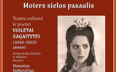 Kviečiame į renginį, skirtą teatro solistei ir poetei Violetai Sagaitytei (1946–2023) atminti